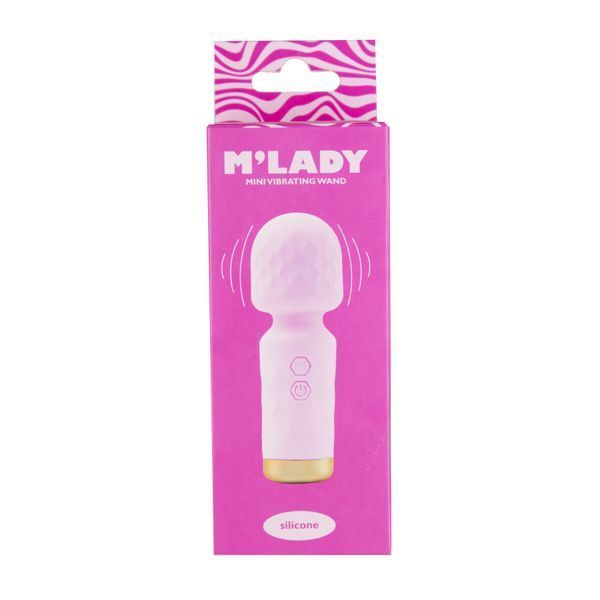 Вібромасажер M&rsquo;Lady Mini Vibrating Wand Pink SX3145 фото