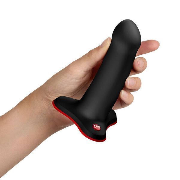 Фалоімітатор Fun Factory AMOR Black, довжина 14,6 см, діаметр 3,7 см, вигнутий SX3656 фото