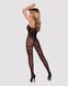 Бодистокинг Obsessive Bodystocking F213 XL/XXL, имитация кружевного боди и резинки для чулок SO7223 фото 4
