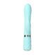 Розкішний кролик з ротацією та вібрацією Pillow Talk Lively Teal, кристал Сваровскі SO6857 фото 6