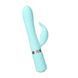 Розкішний кролик з ротацією та вібрацією Pillow Talk Lively Teal, кристал Сваровскі SO6857 фото 1