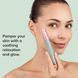 Ручка-масажер для обличчя з рожевим кварцом GESKE SmartAppGuided Rose Quartz & Depuffing Pen 6in1 green HB0662 фото 4