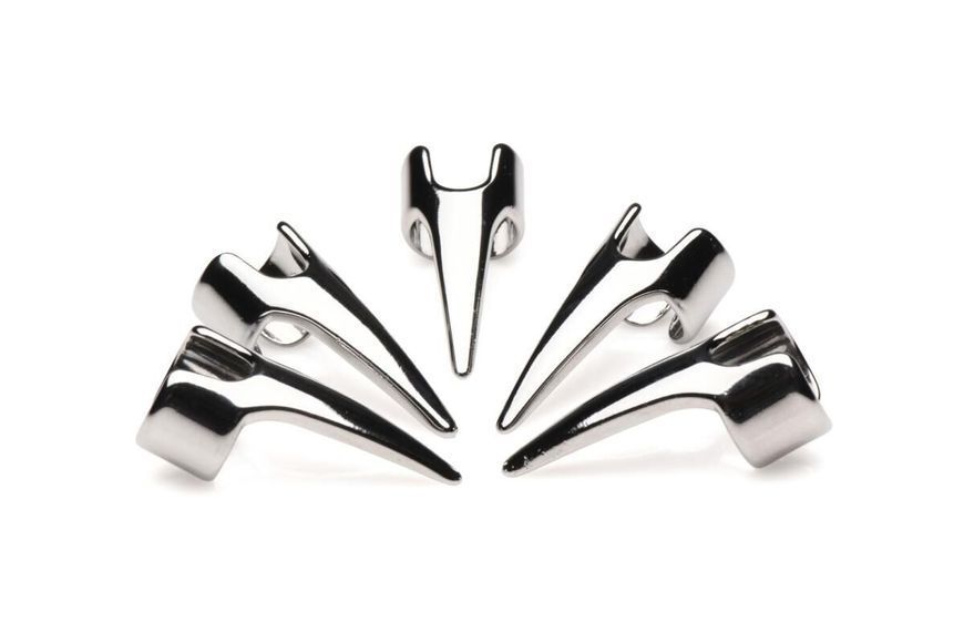 Набір кілець з кігтями Master Series Five-Piece Sensation Claw Rings - Silver (м'ята упаковка!!!) SX1191-R фото