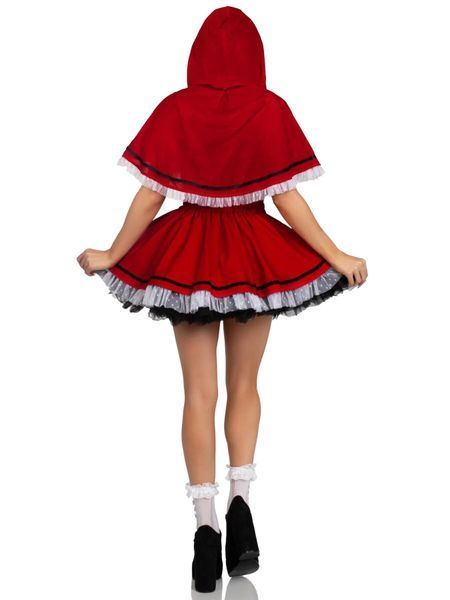 Костюм Червоної Шапочки Leg Avenue Flirty Miss Red Top and Skirt XS SX2784 фото