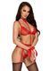 Комплект Kissable Bondage Kiss Set Red S/M SX1964 фото 4