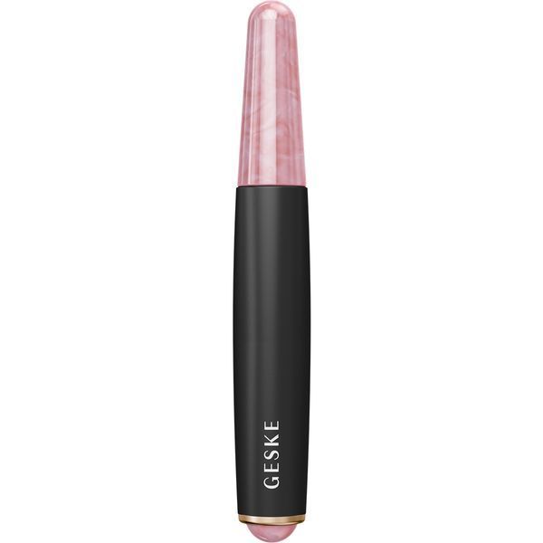 Ручка-масажер для обличчя з рожевим кварцом GESKE SmartAppGuided Double-Sided Rose Quartz Depuffing Pen 7в1 gray HB0663 фото