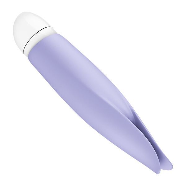 Вібратор з пелюстками Fun Factory VOLITA purple, компактний, дуже тихий, на батарейках SX3687 фото