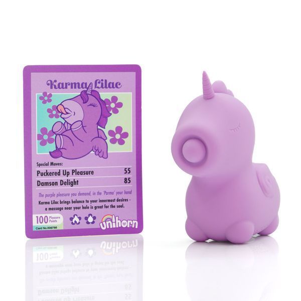 Вібратор-єдиноріжка Unihorn &ndash; Karma Lilac, з пульсацією SX2867 фото