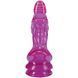 Фентезійний фалоімітатор Doc Johnson Crystal Jellies - Invader Dong 8.5 Inch - Purple SX4443 фото 4