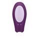 Смарт-вібратор для пар Satisfyer Double Joy Violet із широким кліторальним стимулятором SO3899 фото 3