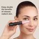 Ручка-масажер для обличчя з рожевим кварцом GESKE SmartAppGuided Double-Sided Rose Quartz Depuffing Pen 7в1 gray HB0663 фото 4