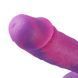 Фалоімітатор 8.2&Prime; з вібрацією для секс-машин Hismith Purple Silicone Dildo with Vibe, KlicLok SO6212 фото 6