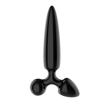 Тристоронній скляний дилдо Satisfyer Triple Crystal 1 Black SX3553 фото