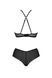 Комплект Passion KERRIA BIKINI black, L/XL, бралет і трусики-бікіні SX0482 фото 4
