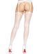 Панчохи Leg Avenue Daisy Dot Fishnet Stockings One Size White SX2745 фото 3