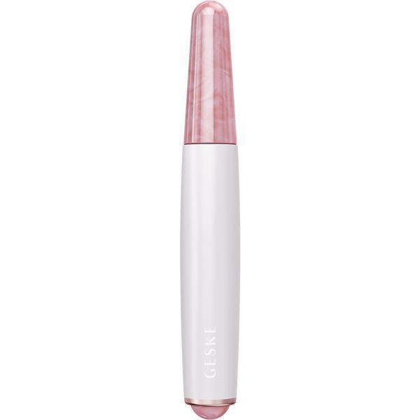 Ручка-масажер для обличчя з рожевим кварцом GESKE SmartAppGuided Double-Sided Rose Quartz Depuffing Pen 7в1 starlight HB0664 фото