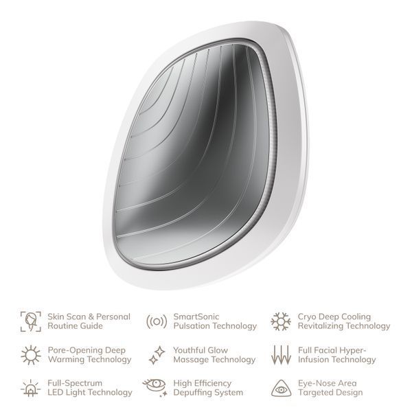 Ультразвукова маска тепло та холод GESKE Sonic Warm&Cool Mask 9в1 white HB0106 фото
