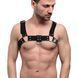 Чоловіча портупея на груди Feral Feelings - Bulldog Harness Black SO9304 фото 1