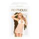 Комплект сорочка у стилі 60-х та трусики з доступом Penthouse - Libido Boost White M/L SO4314 фото 3