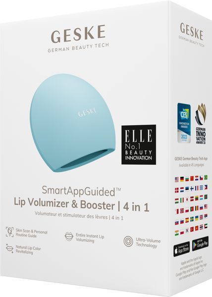 Пристрій для збільшення обʼєму губ GESKE Lip Volumizer&Booster 4в1 Big turquoise HB0230 фото