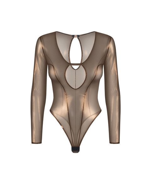 Боді Obsessive Soranna long-sleeved teddy S/M SX3620 фото