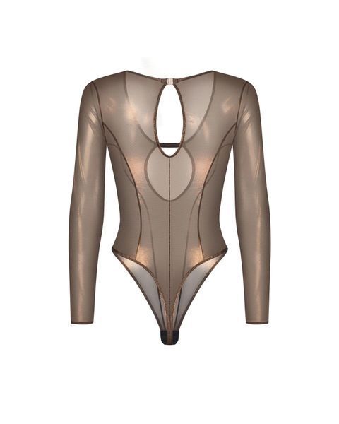 Боді Obsessive Soranna long-sleeved teddy S/M SX3620 фото