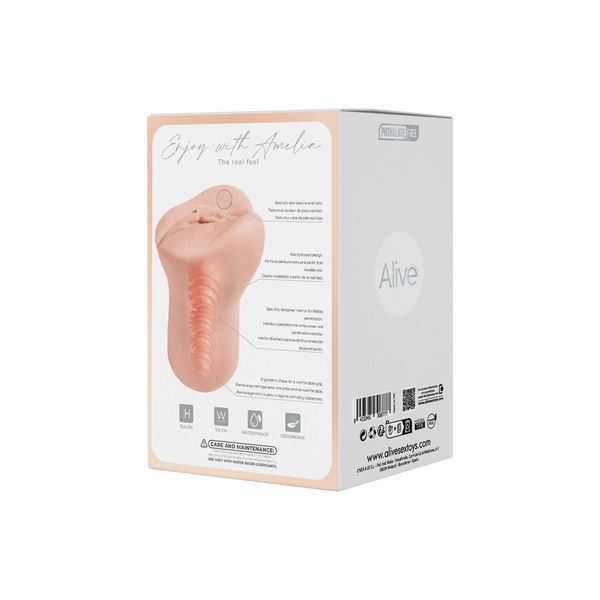Мастурбатор-вагіна Alive Amelia Super Realistic Masturbator S Flesh, реалістичний канал SX1284 фото