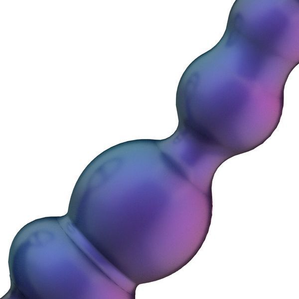 Анальний вібратор з ерекційним кільцем Hueman - Stellar Force Anal Beads with Cockring SX3894 фото