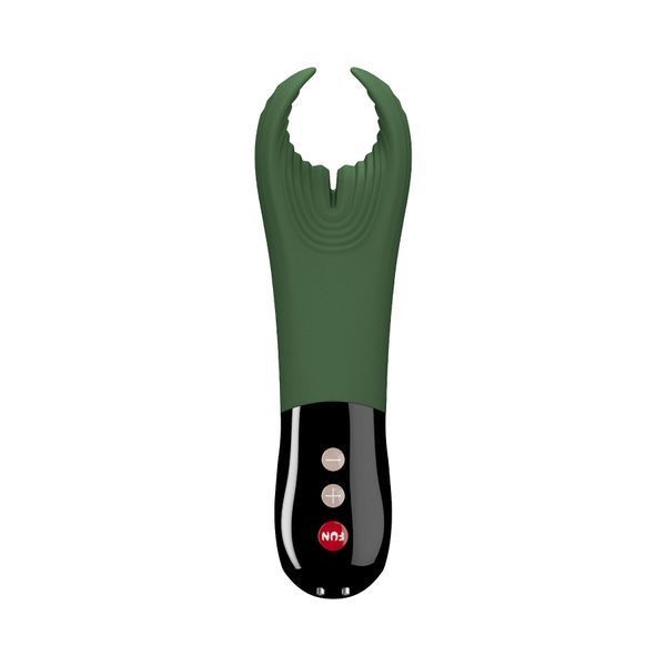 Вібратор для пеніса Fun Factory MANTA moss green/black, підходить для парних ігор SX0966 фото