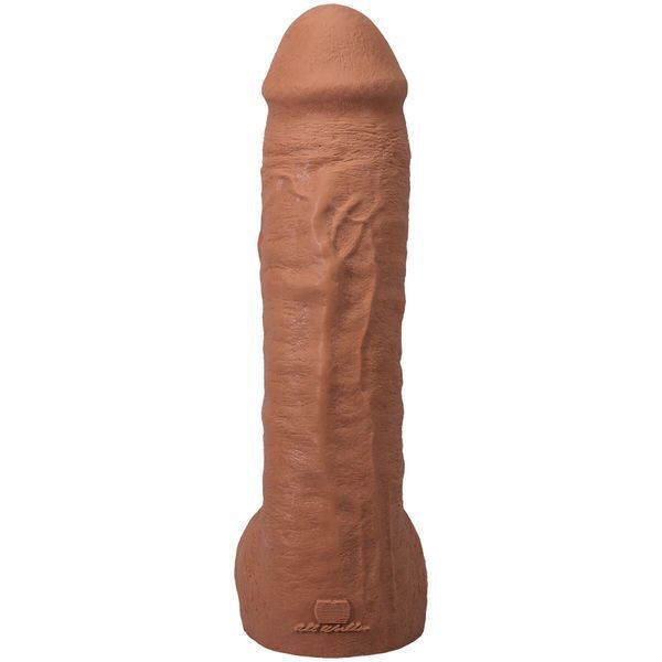 Фалоімітатор Doc Johnson The Realistic Cock ULTRASKYN - 12 Inch Hung with Balls Caramel SX4468 фото