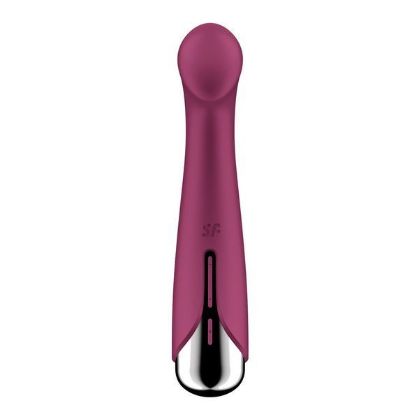 Вібратор з ротацією Satisfyer Spinning G-Spot 1 Red, плоский майданчик для стимуляції точки G SX0555 фото