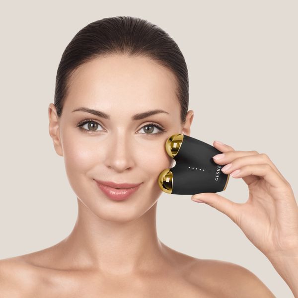 Мікрострумовий підтягувач шкіри обличчя GESKE MicroCurrent Face-Lifter 6в1 gray HB0130 фото