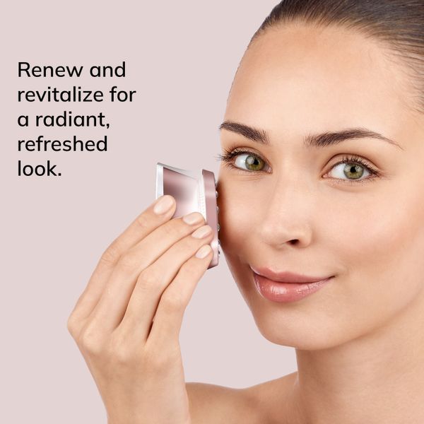 Антивіковий LED-випромінювач для відновлення шкіри обличчя GESKE Anti-Aging Skin Renewer 9в1 starlight HB0638 фото