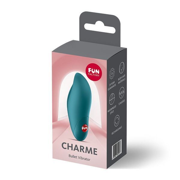 Віброкуля Fun Factory Charme Bottle Green, 12 режимів, перезаряджувана SX3280 фото