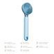 Ультразвукова щітка для всього тіла GESKE Sonic Full-Body Brush&Intensive Exfoliator 8в1 aquamarine HB0373 фото 2