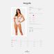 Еротичне напівпрозоре боді Obsessive Heavenlly crotchless teddy XS/S, з доступом SO8166 фото 5