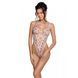 Еротичний боді з малюнком Passion LOVELIA BODY S/M, white SO4757 фото 1