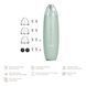 Мікродермабразійний пристрій для видалення чорних цяток GESKE MicroDermabrasion Blackhead Remover 7в1 green HB0568 фото 2