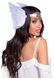 Пов&rsquo;язка на голову з крилами Leg Avenue Feather headband White, пір&rsquo;я та натуральна шкіра SO8013 фото 2