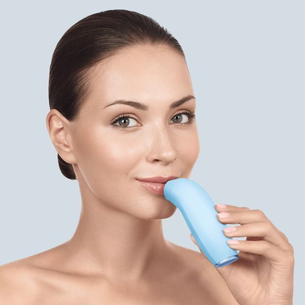Пристрій для збільшення об'єму губ GESKE Lip Volumizer&Booster 6в1 aquamarine HB0406 фото
