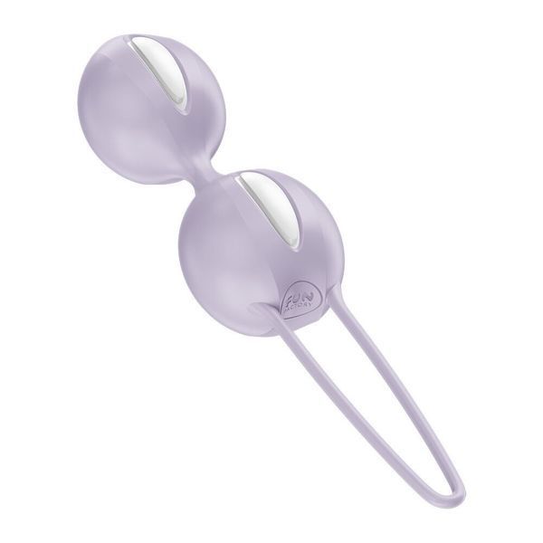 Вагінальні кульки Fun Factory SMARTBALLS DUO Purple, 2 шт, діаметр 3,2 та 3,6 см SX3669 фото