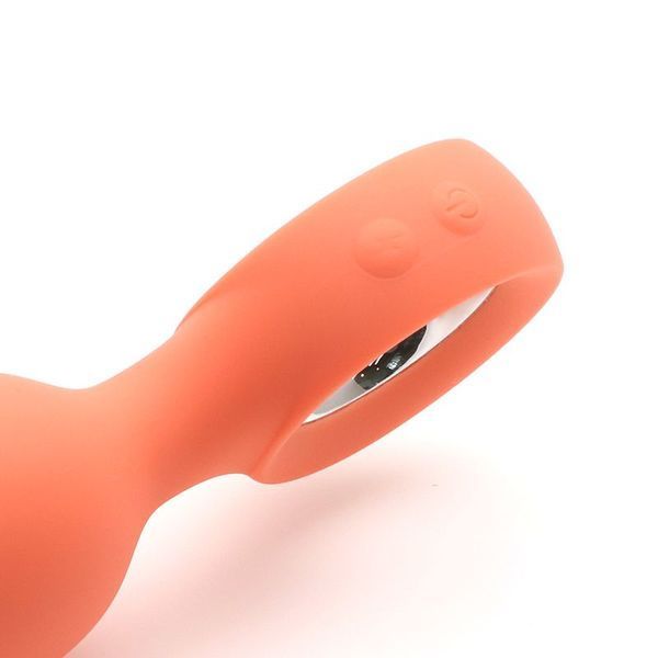 Анальна вібропробка KISTOY Orville Orange, діаметр 3 см SO3630 фото