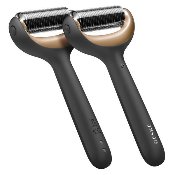 Ролер для голкової мезотерапії обличчя та тіла GESKE MicroNeedle Face&Body Roller 9в1 gray HB0207 фото