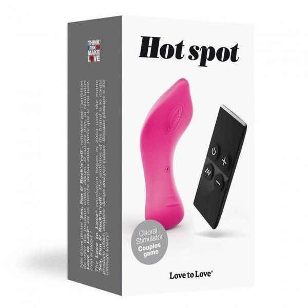 Стимулятор клітора і ерогенних зон Love To Love HOT SPOT з пультом ДК, можна під одяг SO3086 фото