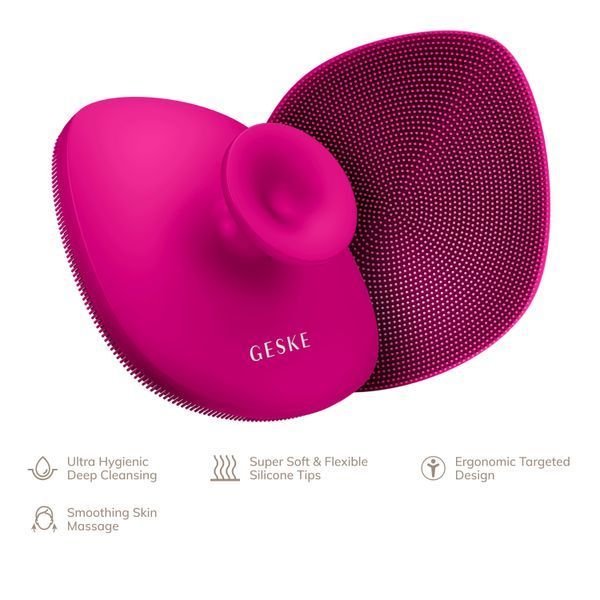 Щітка для тіла GESKE Body Brush 4в1 magenta HB0333 фото