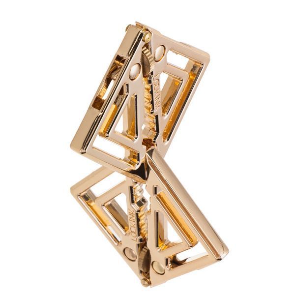Затискачі для сосків з важкою підвіскою LOCKINK Adjustable Nipple Clamps with Heavy Pendant, під золото SX0846 фото