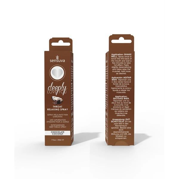 Спрей для мінету Sensuva Deeply Love You Chocolate Coconut (29 мл), для глубокого мінету SO3196 фото