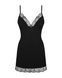 Сорочка та трусики Obsessive Bella Rou chemise & thong XL/2X SO7860 фото 3