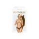 Трусики-тонг Penthouse Dangerous Darling S/M Black, мереживо, висока посадка, виріз спереду, бантик SO6492 фото 3
