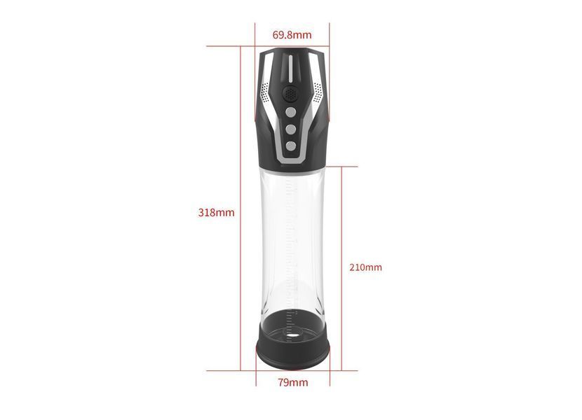 Автоматична вакуумна помпа Men Powerup Passion Pump SX3004 фото